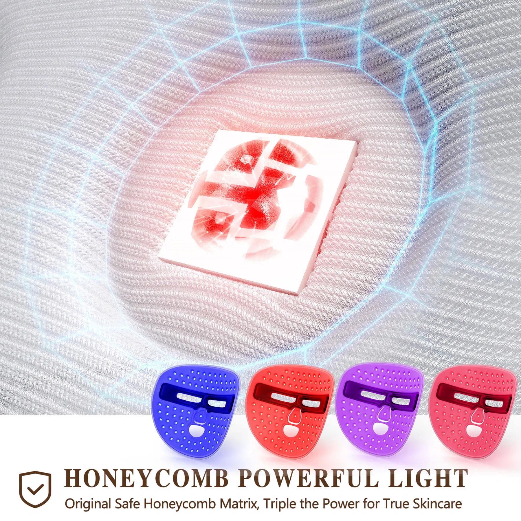 Red Light LED Face Mask – At‑Home Facial Therapy Device